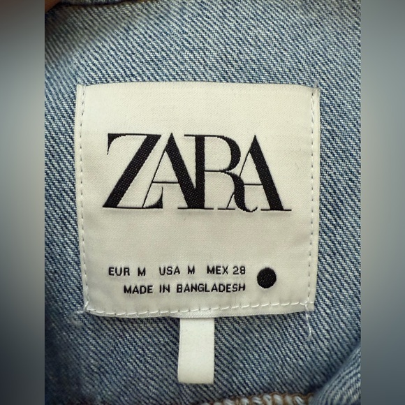 Zara Danielle Denim Asymmetrical Sleeveless Cotton Midi Dress Medium - Picture 7 of 11